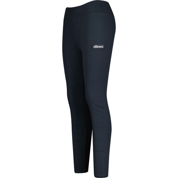 ellesse womens luendo ribbed legging dark blue