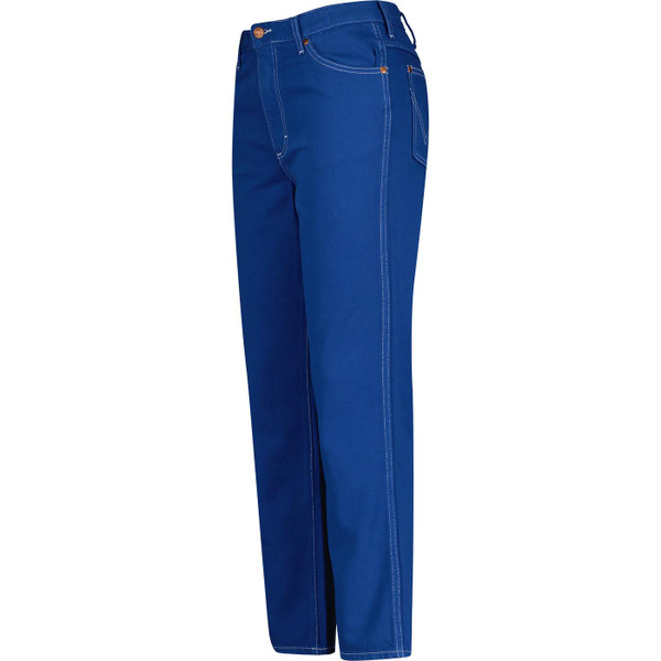 wrangler womens wild west daphne high rise straight leg twill trousers blue wrangler womens wild west daphne high rise straight leg twill trousers blue