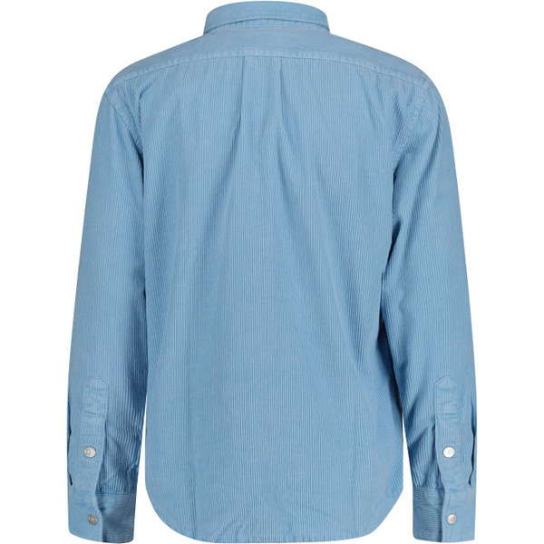 lee jeans mens seasonal button front cord overshirt dreamy blue