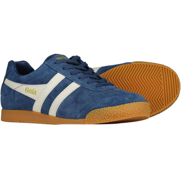 gola mens harrier suede trainers ink blue off white gola mens harrier suede trainers ink blue off white