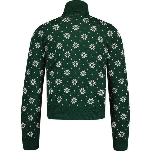 bright and beautiful womens dylan retro fair isle rollneck jumper green bright and beautiful womens dylan retro fair isle rollneck jumper green