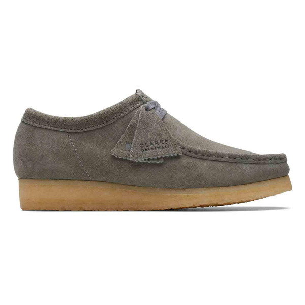 Clarks Originals Wallabee Grey Suede Mod Shoes 26170535