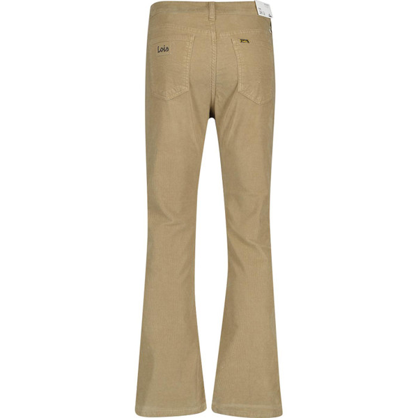 lois mens dario boot cut leg cord trousers dark sand