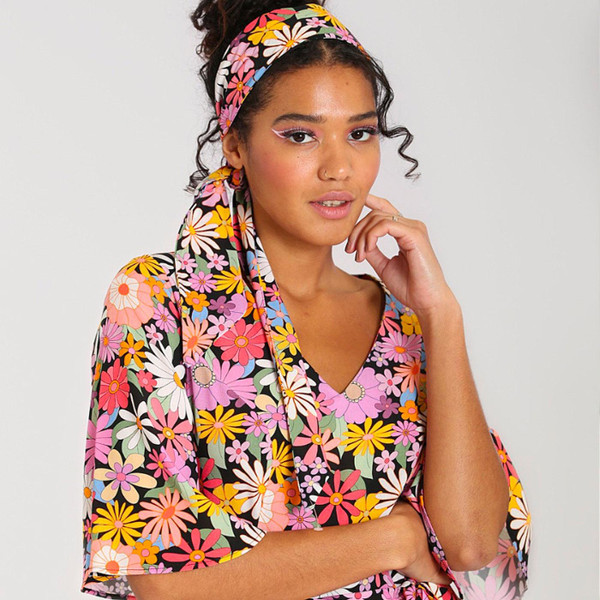 Hell Bunny Nadine Retro 70s Jumpsuit