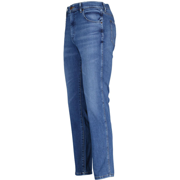 Wrangler Larston Retro Slim Denim Jeans in Rough Rider Blue W18SCSZ57