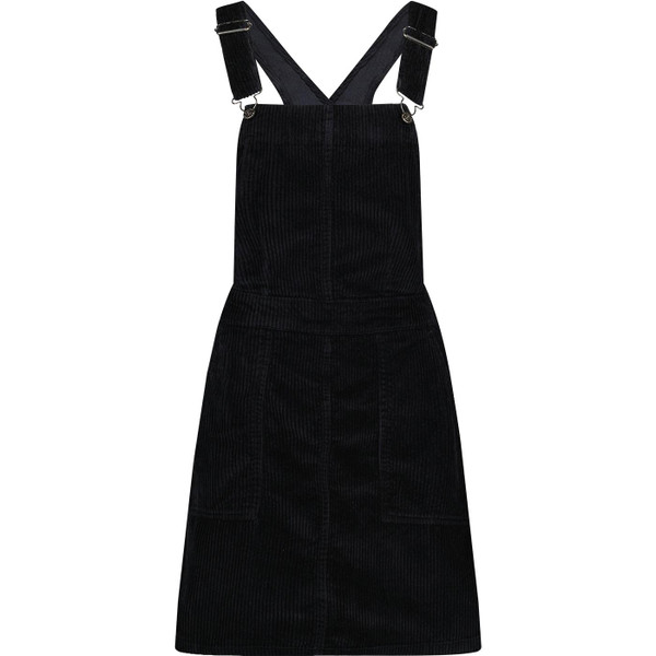 madcap england womens marlo 1960s cord pinafore dress black