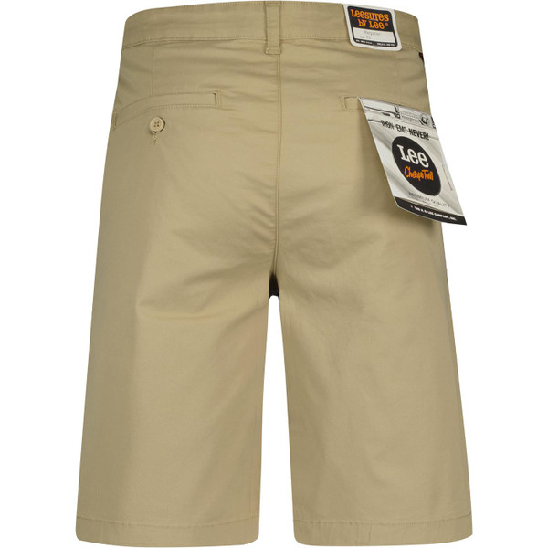 lee jeans mens chino shorts clay