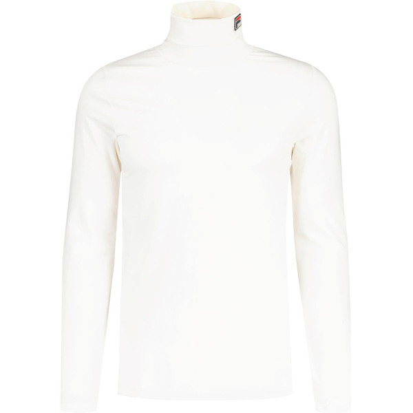 fila vintage mens 19th retro fitted jersey roll neck top gardenia