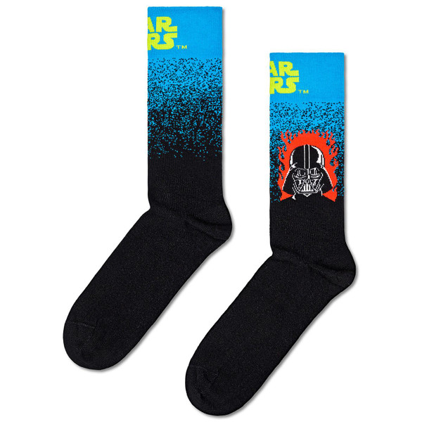 Happy Socks Star Wars Darth Vader Retro Socks in Blue and Black P000275