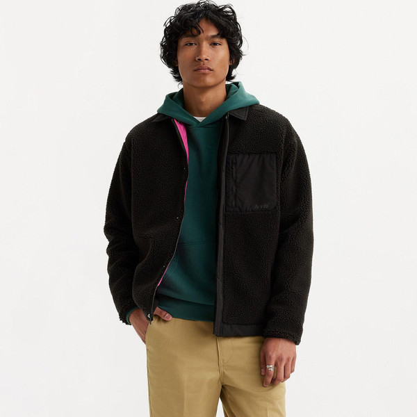 Levi's Buchanan Sherpa Jacket in Metoerite A56310000