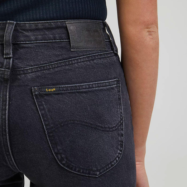 Lee Carol Straight Cut Retro 1980s Jeans in Midnight Peace 112341350
