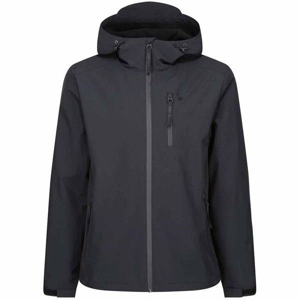 Luke 1977 Hamburg Fleece Lined Hooded Jacket in Black