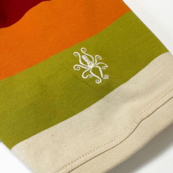 Madcap England Beatcomber 70s Indie Surf Stripe T-shirt in McCartney's Tie MC515