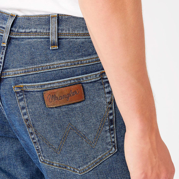 Wrangler Texas Slim Medium Stretch Men's Stonewash Jeans 112141144 Wrangler Texas Slim Medium Stretch Men's Stonewash Jeans 112141144