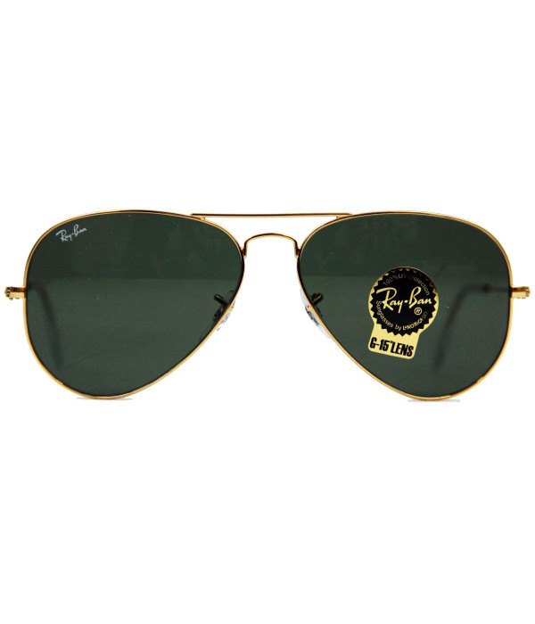 RAY-BAN SUNGLASSES RETRO MOD AVIATOR GOLD
