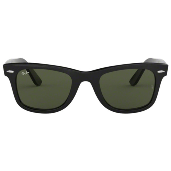Ray-Ban Original Wayfarer Sunglasses in Black with Green Lens
