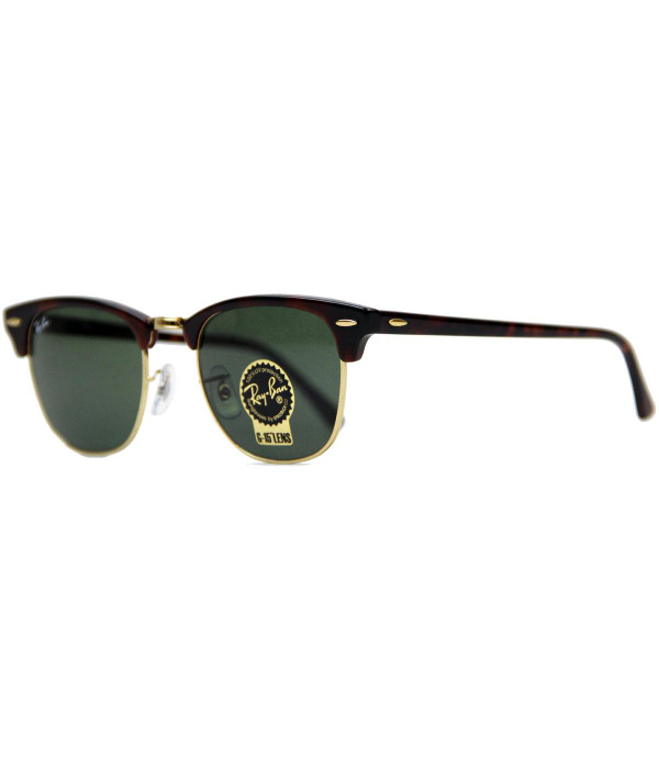 RAY-BAN SUNGLASSES RETRO MOD CLUBMASTER HAVANA
