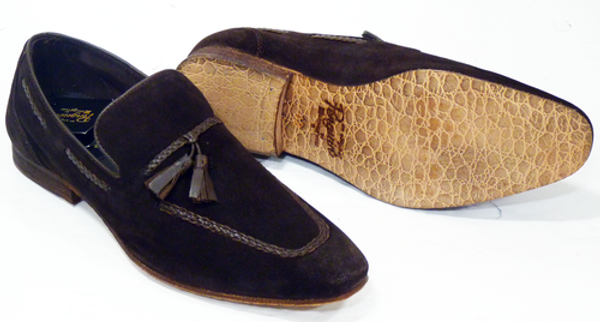 ORIGINAL PENGUIN MENS RETRO MOD TASSEL LOAFERS MOD