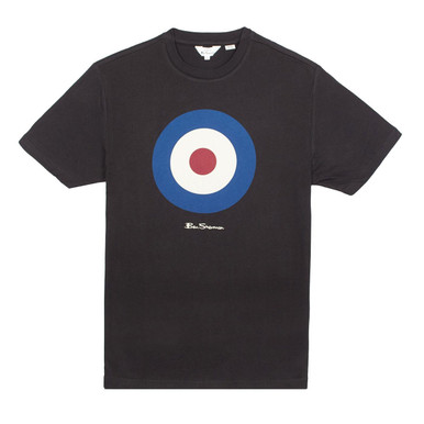 BEN SHERMAN Classic Mod Target Logo Tee - Black
