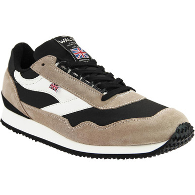 Ensign WALSH Made in England Retro Trainers B/T/W