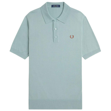 Fred Perry Archive Knitted Cotton Polo Shirt SB