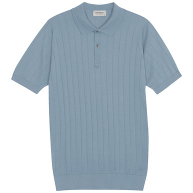 新品 JOHN SMEDLEY KNOTS STRIPED SHIRT コットン 新品 JOHN SMEDLEY KNOTS STRIPED SHIRT コットン