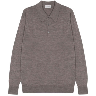 Dorset John Smedley Classic Mod Polo Mushroom