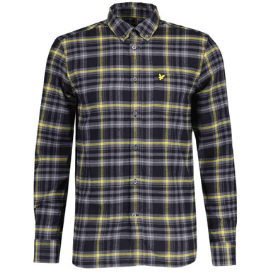 Lyle & Scott Button Down Check Flannel Shirt (JB)