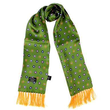 TOOTAL Mod Target Roundel Retro 60s Silk Scarf PG