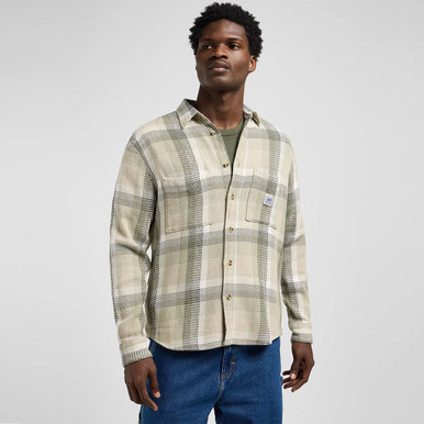 Lee Jeans Retro 70s Plaid Twill Workwear Shirt 2.0