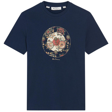 Ben Sherman 60s Pop Art Floral Mod Target Tee DN