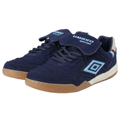 Umbro Speciali TR Suede Retro Flap Trainer - Navy