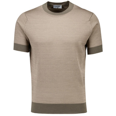 John Smedley Conor Merino T-Shirt – Made in England, Green