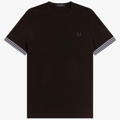 fred-perry-striped-cuff-tee-