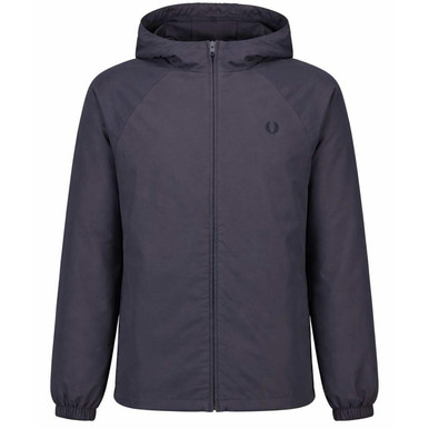 Fred Perry Men's Hooded Shell Jacket in Anchor Grey