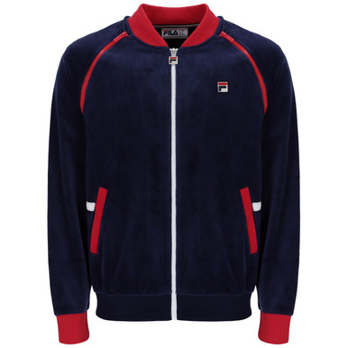 Fila Vintage Daniele Archive 80s Zip-Off Sleeve Velour Track