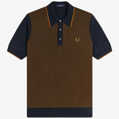 【再値引き】Fred PERRY Ribbed Polo Shirt Fred Perry Reissue Textured Knit Polo | Garmentory