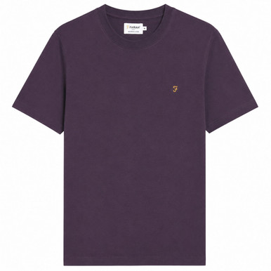 Farah Danny Men's Classic T-Shirt in Deep Purple