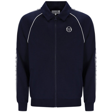 Sergio Tacchini ネイビー サロペット Sサイズ Sergio Tacchini Sarto Taped Track Jacket in Maritime Blue