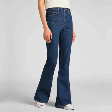 Breese Lee Retro 70s Flared Jeans That
