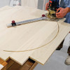 Milescraft 1219 Circle Guide Kit- Router Jig for Routing Small and Large Circles