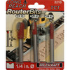Milescraft 2210 3pc. Long Reach Router Bit Set