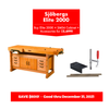 Elite 2000 Workbench + SM-04 Cabinet + Accessories