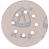 Klingspor Abrasives Aluminum Oxide Economy, PL28, 5 Inch x 8 Hole, 220 Grit, Hook & Loop Discs, 50pk