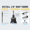 Kutzall 4 Piece Rotary Burr Kit Coarse