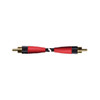 Razertip Heavy Duty Cord 12" - RCA(M) to RCA(M) (CORD7HD)