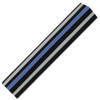 Thin Blue Line w/ White Stripes Pen Blank 3/4 x 5"