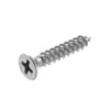 Flat Head Phillips Screws #4x5/8 Brass 1000 Pack