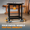 Bora Heavy Duty Universal Mobile Base 650lb  / All Swivel Wheels