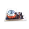 Dico Nyalox 3" Dia. Cup Brush Orange With 5/8-11 tpi Female Thread 120 Grit